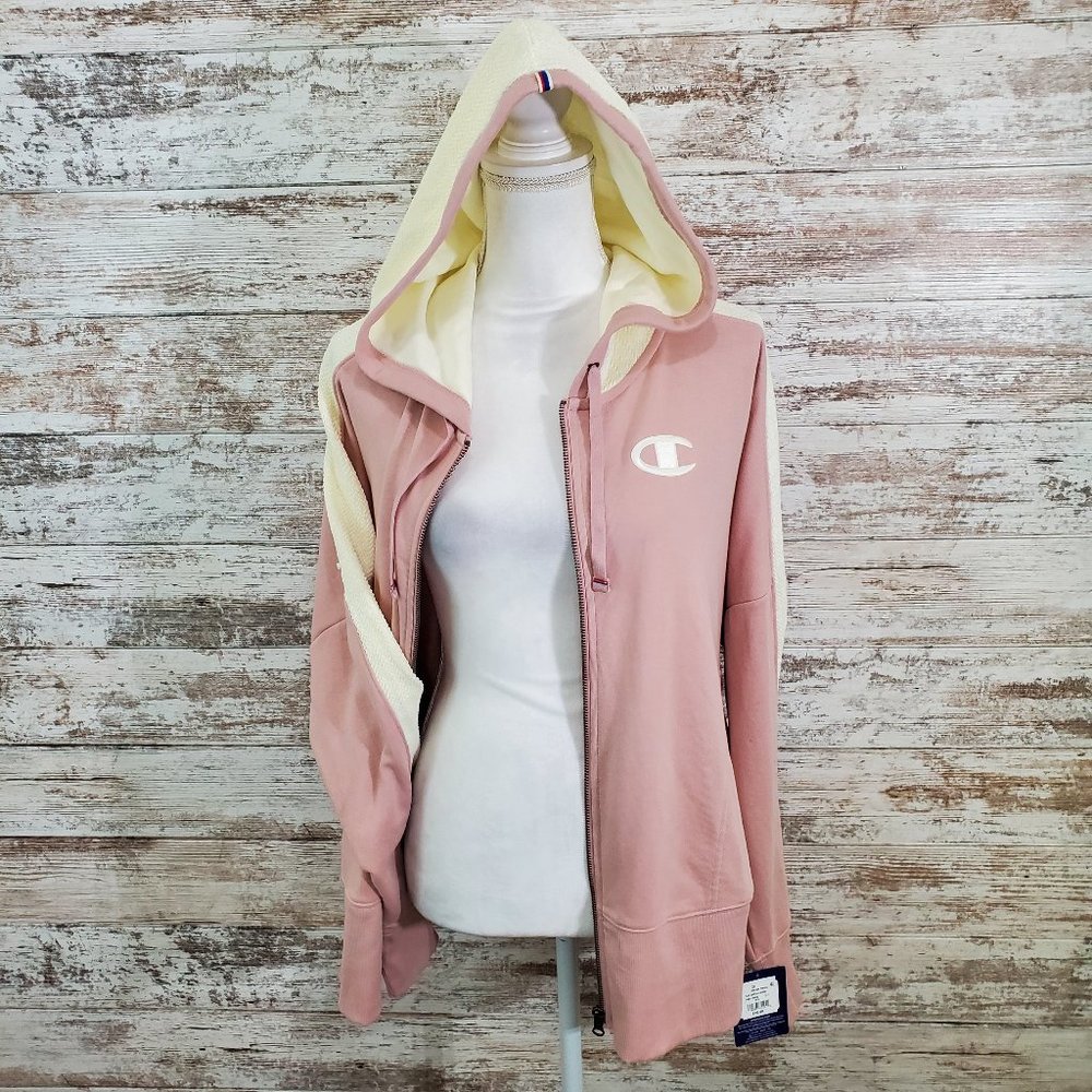 Champion Women Herringbone Pink Zip 3X - Picture 8 of 11